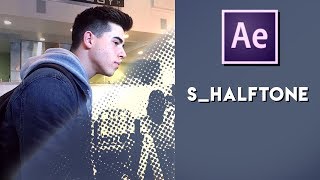 SHalfTone  After Effects Tutorial [upl. by Auqcinahs]