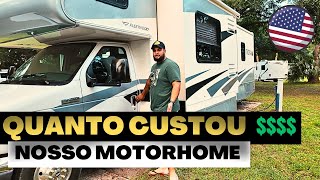 QUANTO PAGAMOS NO MOTORHOME NOS EUA 🇺🇸 [upl. by Lovash]