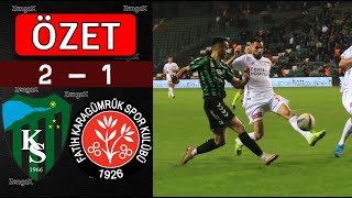 Kocaelispor 21 Fatih Karagümrük MAÇ ÖZETİ  1 LİG 2024  eFootball Türkçe Simülasyon [upl. by Applegate849]