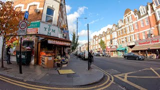 Walking in London Harringay High Street Green Lanes 4K Binaural [upl. by Ainafetse708]