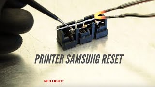 Samsung DRUM RESET  RED LIGHT  Printer error [upl. by Aleunamme]