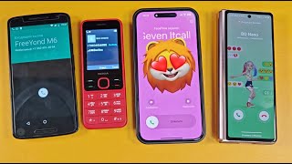 BOOM BOOM INCOMING CALL MOTO X PLAY NOKIA 150 IPHONE 16 PRO MAX SAMSUNG GALAXY Z FOLD [upl. by Hcurob]