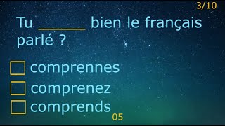 A1A2  Mix of French Verbs Conjugation  Present Tense  Boire Prendre Comprendre Devoir etc [upl. by Niwroc]