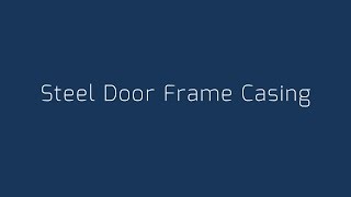 VIVENTO  Steel Door Frame Casing ZOS ® Installation [upl. by Ainslee816]