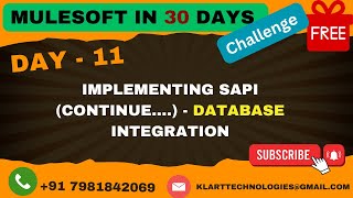 11MuleSoft Free Course 2024  RealTime Projects amp HandsOn Training  System API Part 2 [upl. by Casilde]