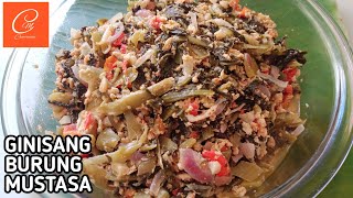 GINISANG BURONG MUSTASA I SARCIADONG BURONG MUSTASA  SAUTÉED PICKLED MUSTARD E40 [upl. by Bryna]