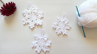 COPOS DE NIEVE ❄⛄ tejidos a Crochet [upl. by Harwill]