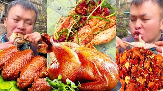 【ASMR MUKBANG】COUNTRY FOOD WAYAO CHICKEN丨CHINESE FOOD EATING SHOW丨TIKTOK FUNNY VIDEOS [upl. by Hirst712]