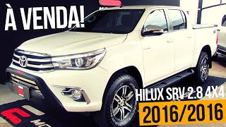 TOYOTA HILUX SRV 28 4X4 DIESEL 20162016 A VENDA hilux4x4 [upl. by Clyve]