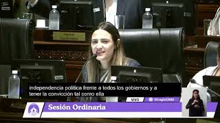 Palabras de Mercedes Trimarchi luego de la asunción en la Legislatura  Izquierda Socialista FITU [upl. by Tufts52]