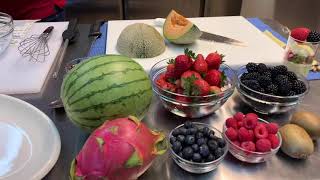 How to Make a Fruit Dip and Prepare a Fruit Tray [upl. by Akiam]