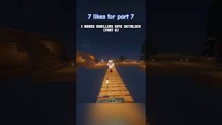 Horror mods in skyblock part 6shortsshortsfeedviral [upl. by Atinas636]