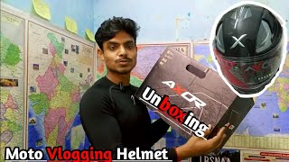 Unboxing Axor Hunter Series Helmet For Moto Vlogging ll Vega Axor Apex ll Agv November 15 2024 [upl. by Hardden907]