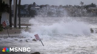 Hurricane Helene makes landfall and batters Florida as a dangerous Category 4 storm [upl. by Annnora]