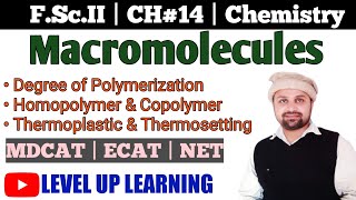 Macromolecules  Types of Polymers  CH14  FScII  Chemistry  Homopolymer  Copolymer  Mwaqas [upl. by Bannister]