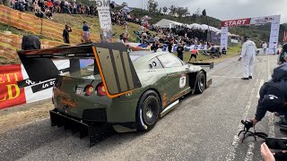 Simola Hill Climb 2023  1800hp Nissan R35 GTR in the pits [upl. by Ingrim]