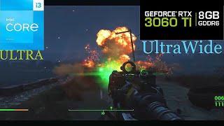 Fallout 4 GOTY I3 13100F  RTX 3060TI 8GB  ULTRA  UltraWide 34401440 [upl. by Keith]