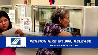 P1000 dagdag benepisyo para sa SSS pensioners matatanggap na [upl. by Sloan]