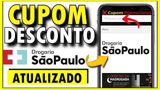 CUPOM DE DESCONTO DROGARIA SÃO PAULO PRIMEIRA COMPRA  Como Comprar Medicamentos pela Mais Barato [upl. by Kathlene201]