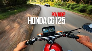 HONDA CG125  POV Ride  CB150 SEY RACE 😂 [upl. by Hayila]