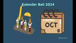 Kalender Bali Oktober 2024 PDF Lengkap [upl. by Lanette589]