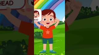 quotLearn Body Parts for Kids  Fun amp Easy Body Parts Song Shortsquot kidssongs [upl. by Sorrows]