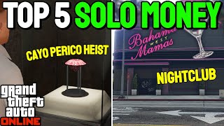 Top 5 Ways to Make Money Solo In GTA Online 2023 [upl. by Aliuqa]