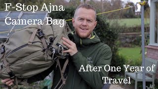 fstop ajna Camera Bag After One Year of Travel  Photography Backpack Review [upl. by Edrock]