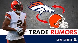 Denver Broncos Trade Rumors On Amari Cooper Zach Wilson amp Treylon Burks [upl. by Oiliruam]