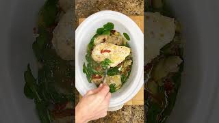 Crockpot Tuscan Chicken Recipe [upl. by Erdnassac]