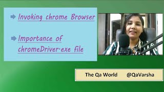 Selenium18  How chrome browser will invoke during execution Importance of chromeDriverexe file [upl. by Haroldson]