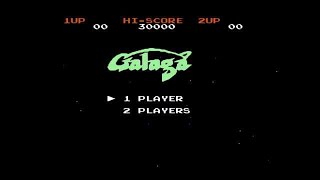 Galaga Retro Video Gameplay nintendo [upl. by Ynabla]