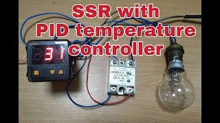 Temperature control through SSR with PID controller Bs electrical [upl. by Ymassej]