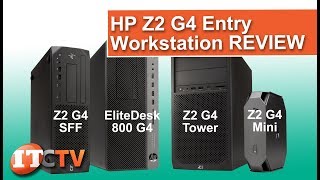 NEW HP Z2 G4 Entry Workstation REVIEW  IT Creations [upl. by Sundstrom]