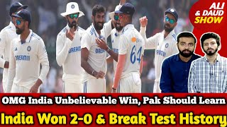 OMG India Unbelievable Win in Just 2 Days  India Break Test History  Pak Should Learn  INDvBAN [upl. by Cybill102]