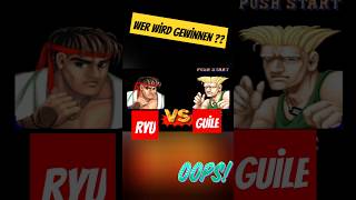 ryu vs guile wer wird gewinnen  who will win  street fighter 2 champion edition [upl. by Annahpos]