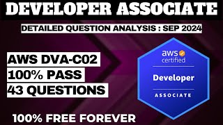 AWS Certified Developer Associate Practice Questions  ANALYSIS SEP2024 DVAC02 [upl. by Graniah622]