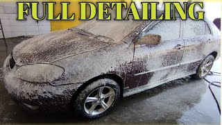 Toyota 2 0D Full Detailing  Body Compound  Engine Detailing [upl. by Meesaw]