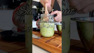 Sauerkraut  Fermented Cabbage  المكوّر المخمّر الغني بالباكتيريا النافعة healthy food وصفات [upl. by Malynda327]