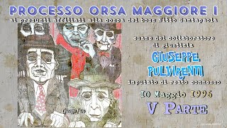 Giuseppe Pulvirenti 10 Maggio 1996 Processo Orsa Maggiore I Quinta Parte [upl. by Ark]