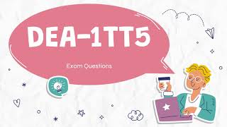 DELL EMC DEA1TT5 Exam Questions Replace DEA1TT4 Test [upl. by Nomra883]