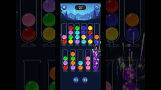 ball sort  color puz game level 61 to 70 [upl. by Tlevesor]