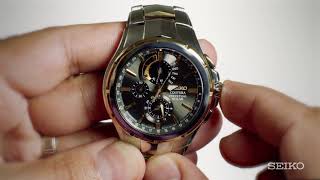 Seiko HowTo Video Perpetual Chronograph With Caliber V198 [upl. by Birkett]