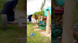 Experiment diesel engine start with handcart 🔥trending shorts viralvideo [upl. by Shaffer23]