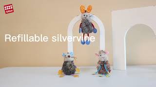 GiGwi Refillable Silvervine Plush Cat Toy [upl. by Annia]