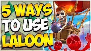 5 Different Fun Ways to Use TH 9 LavaLoon LaLoon  Best TH 9 Attack Strategies in Clash of Clans [upl. by Margherita122]