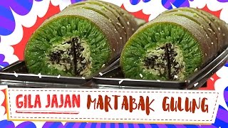 Indonesian Street Food  Martabak Gulung Pandan Istimewa  Gila Jajan 2 [upl. by Ydak]