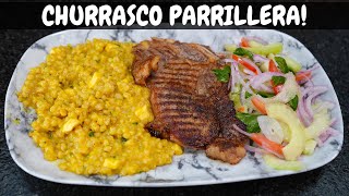 Churrasco Parrillera con trigo receta de la abuela  Abelca [upl. by Eilzel294]