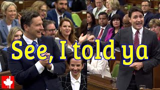 Trudeau goes BERSERK as hes caught admitting his governments spending causes inflation [upl. by Aihsirt]