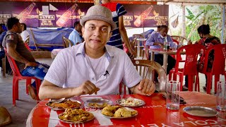 This Is Where The Locals Eat Fresh Tasty Seafood SHARADA Gopal BAR Bambolim GOA  40 Years [upl. by Nivac]